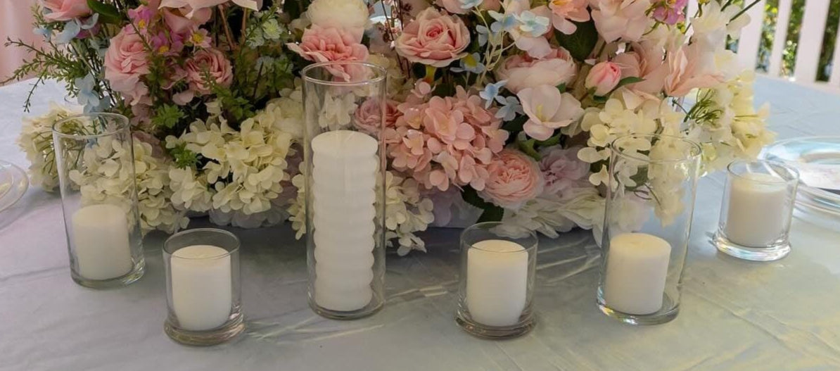 Event Candles for Table Décor – Elegant Lighting for Weddings & Events